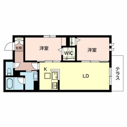 英賀保駅 徒歩12分 1階の物件間取画像